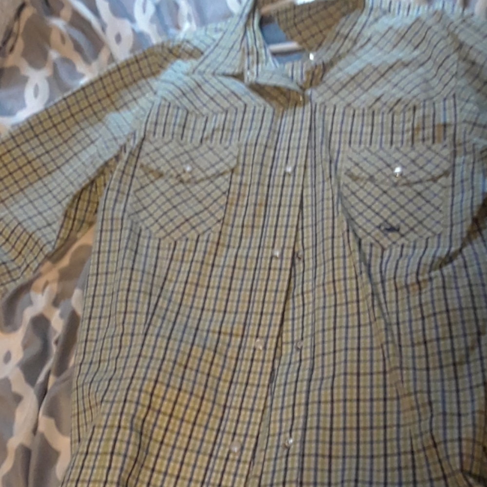 Men's roper button down rodeo shirt
